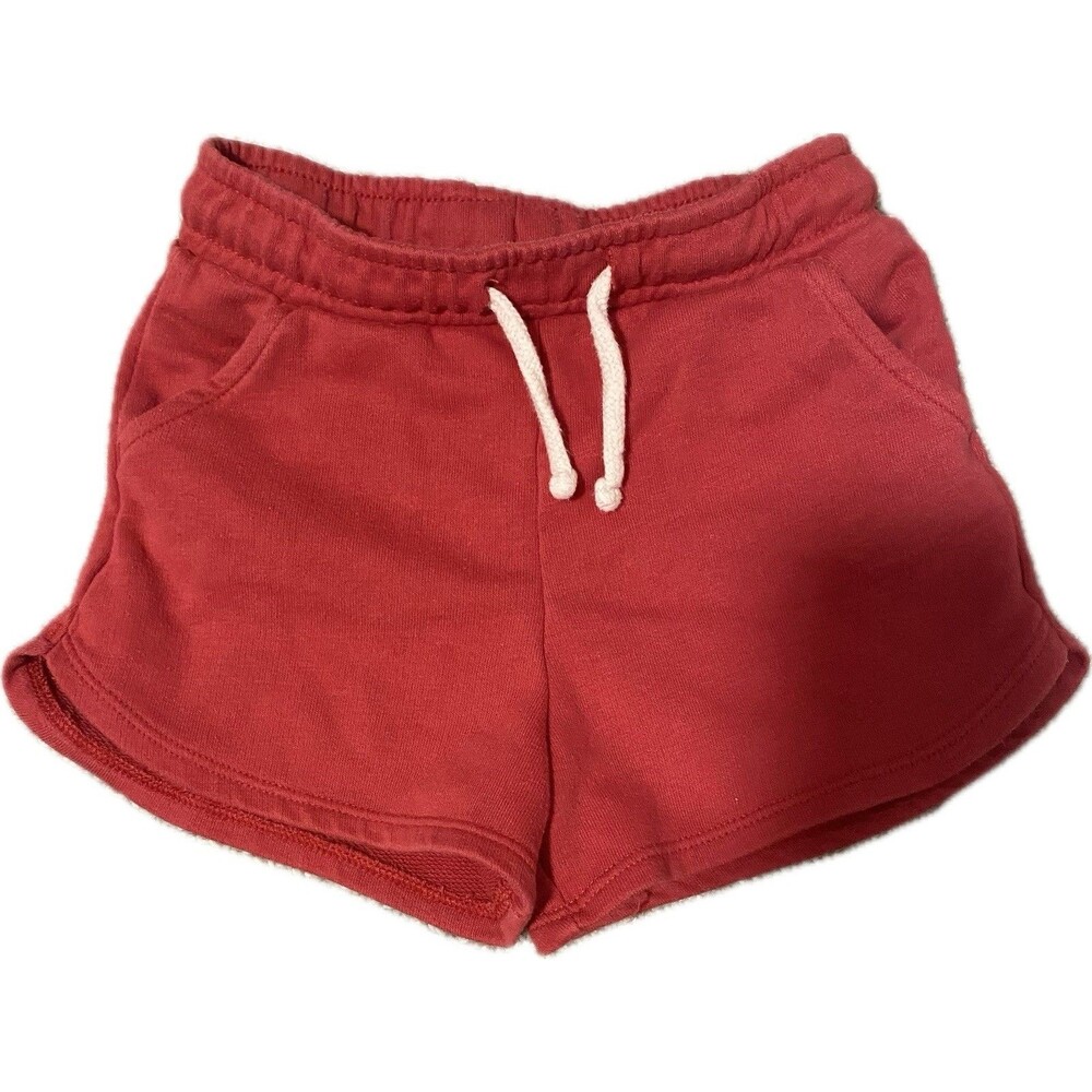 Old Navy Pull-On Cotton Jaw-String Shorts Pink Toddler Size 3T